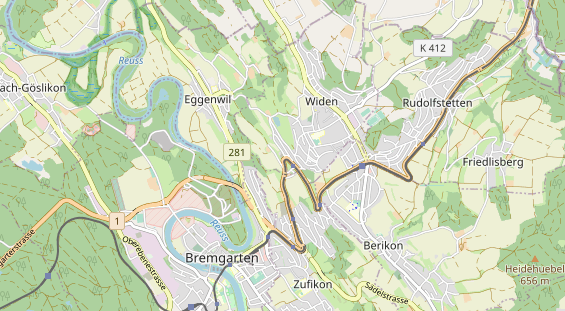 Eventlocations auf Karte