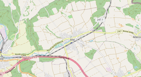 Eventlocations auf Karte