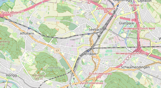 Eventlocations auf Karte