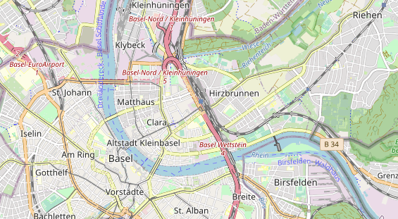 Eventlocations auf Karte
