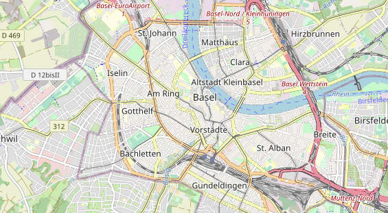 Eventlocations auf Karte
