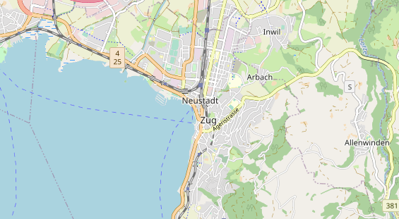 Eventlocations auf Karte