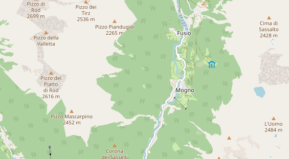 Eventlocations auf Karte