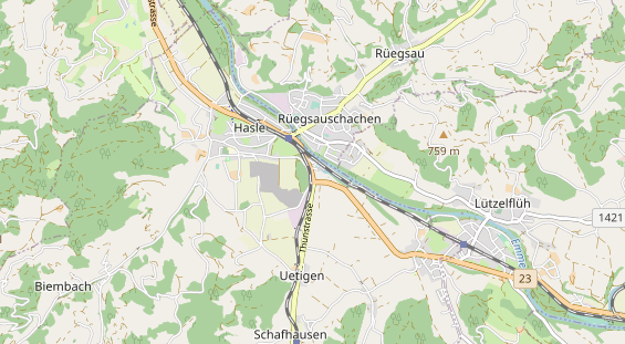 Eventlocations auf Karte
