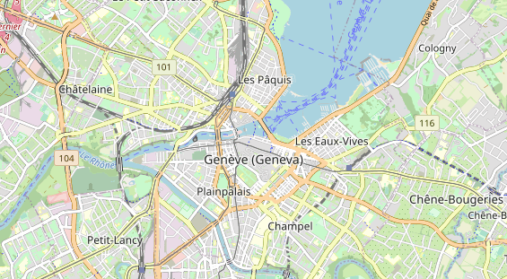 Eventlocations auf Karte