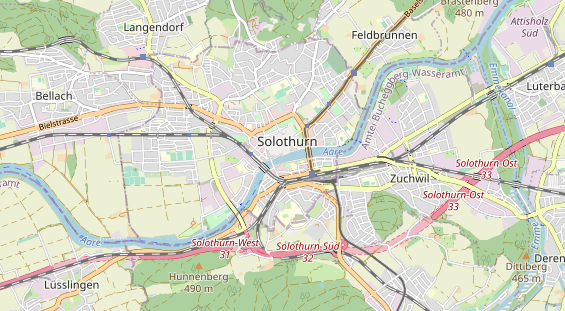 Eventlocations auf Karte