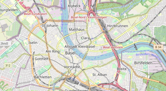 Eventlocations auf Karte