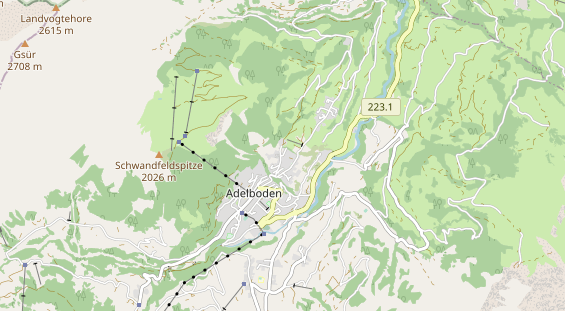 Eventlocations auf Karte