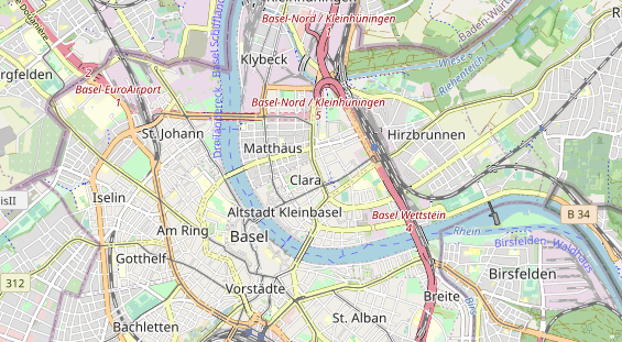 Eventlocations auf Karte