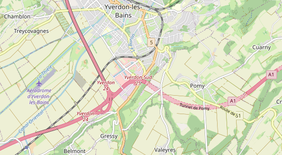 Eventlocations auf Karte