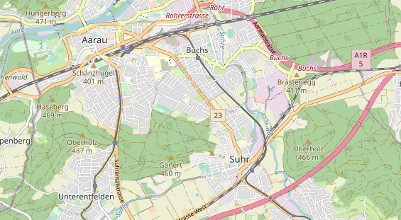 Eventlocations auf Karte