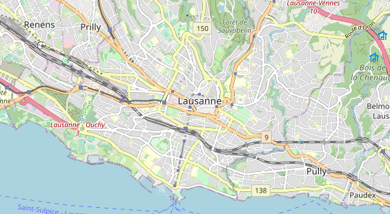 Eventlocations auf Karte