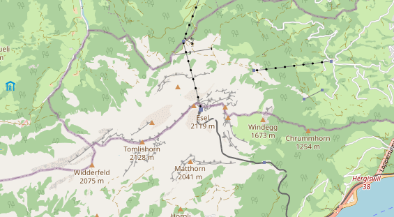 Eventlocations auf Karte