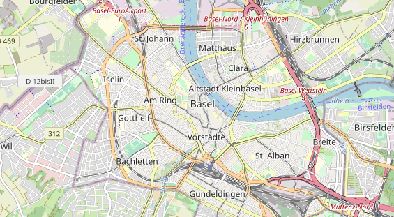 Eventlocations auf Karte