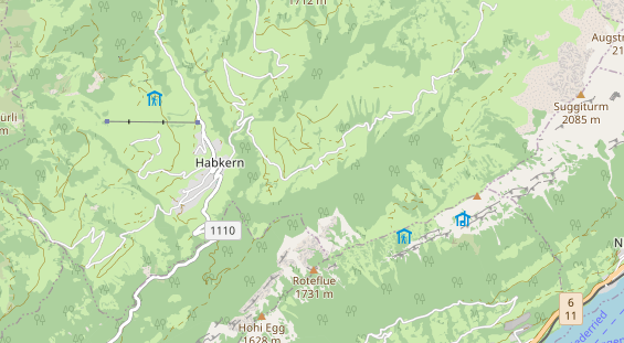 Eventlocations auf Karte