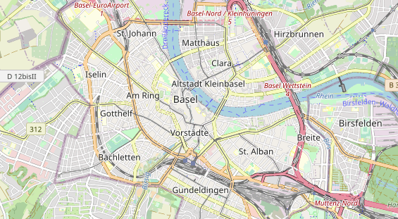 Eventlocations auf Karte
