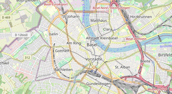 Eventlocations auf Karte