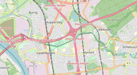 Eventlocations auf Karte