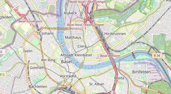 Eventlocations auf Karte