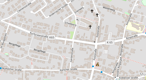 Catering auf Satellitenbild