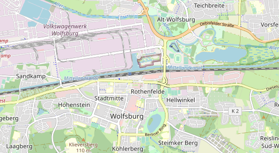 Eventlocations auf Karte