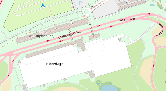 Catering auf Satellitenbild