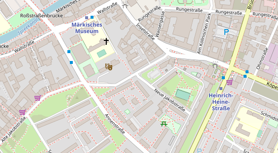 Catering auf Satellitenbild