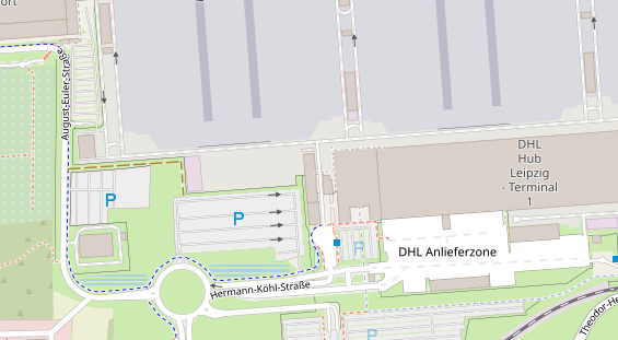 Catering auf Satellitenbild