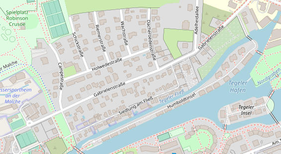 Catering auf Satellitenbild