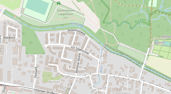 Catering auf Satellitenbild