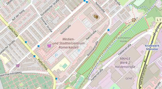 Catering auf Satellitenbild