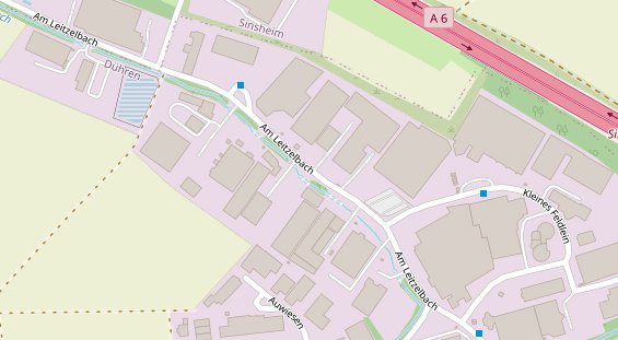 Catering auf Satellitenbild