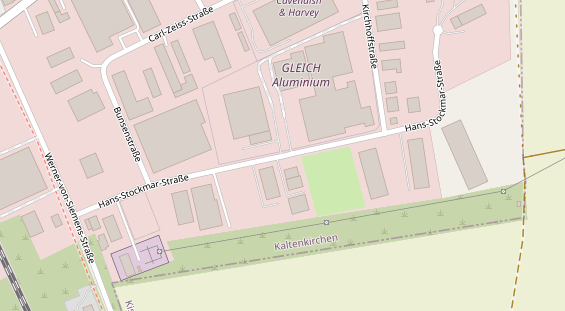 Catering auf Satellitenbild