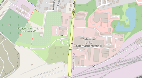 Catering auf Satellitenbild