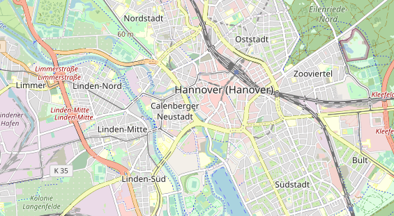 Eventlocations auf Karte