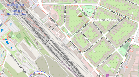 Catering auf Satellitenbild