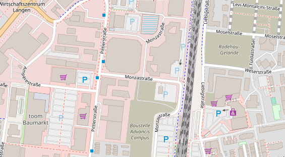 Catering auf Satellitenbild