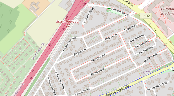 Catering auf Satellitenbild