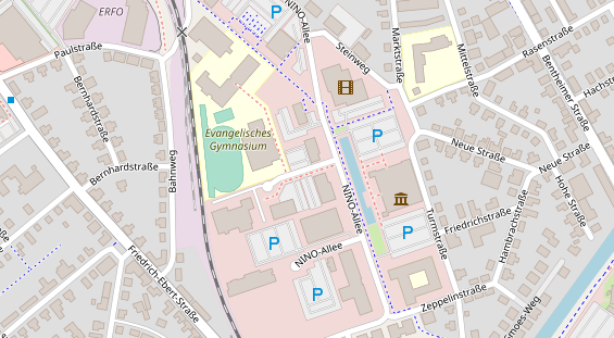 Catering auf Satellitenbild