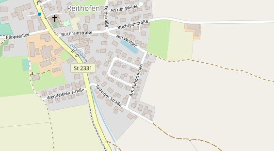 Catering auf Satellitenbild