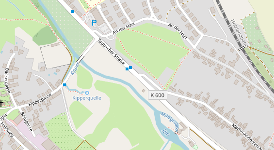 Catering auf Satellitenbild