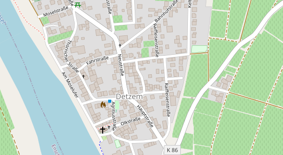 Catering auf Satellitenbild