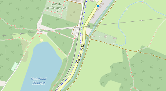 Catering auf Satellitenbild