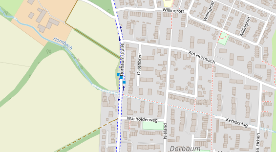 Catering auf Satellitenbild