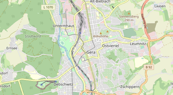 Eventlocations auf Karte