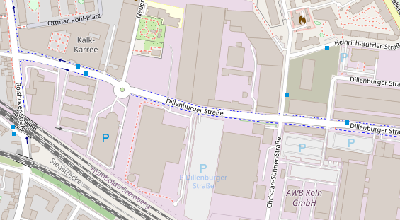 Agentur auf Satellitenbild