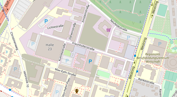 Agentur auf Satellitenbild