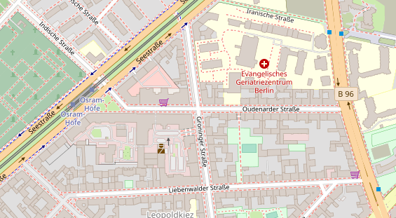 Agentur auf Satellitenbild