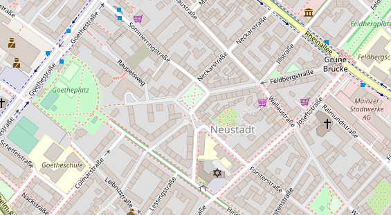 Agentur auf Satellitenbild