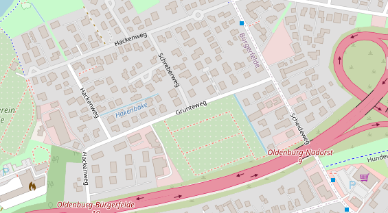 Agentur auf Satellitenbild